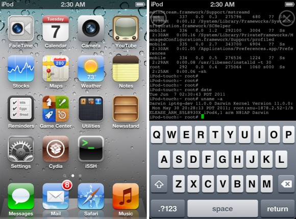 iOS 5 already jailbroken, months before its release