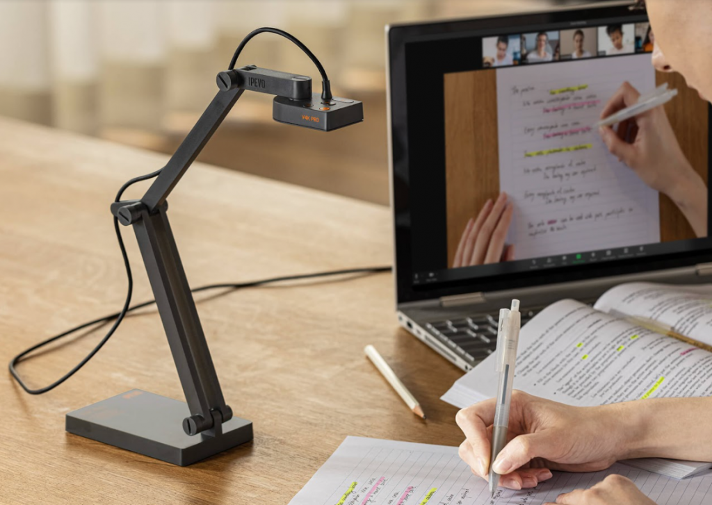 IPEVO Launches New V4K PRO USB Visualiser with AI-Powered Noise Reduction Technology